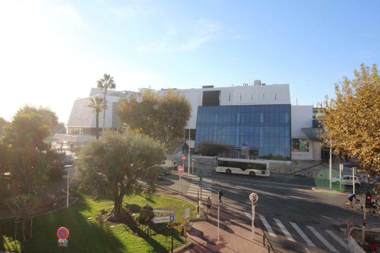 Cannes Conseil Immo, Grand Studio Terrasse Gray D'Albion Area -Four- Apartment Luaran gambar